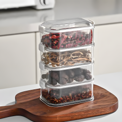 Plastic Container Set - 4 Pieces